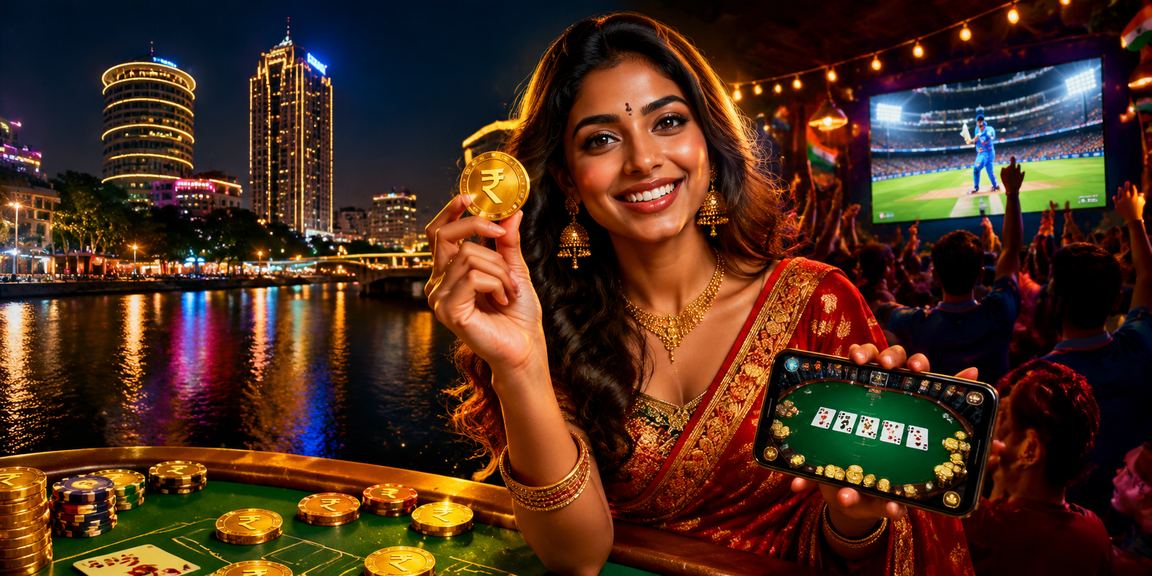 Teen Patti card game table with players